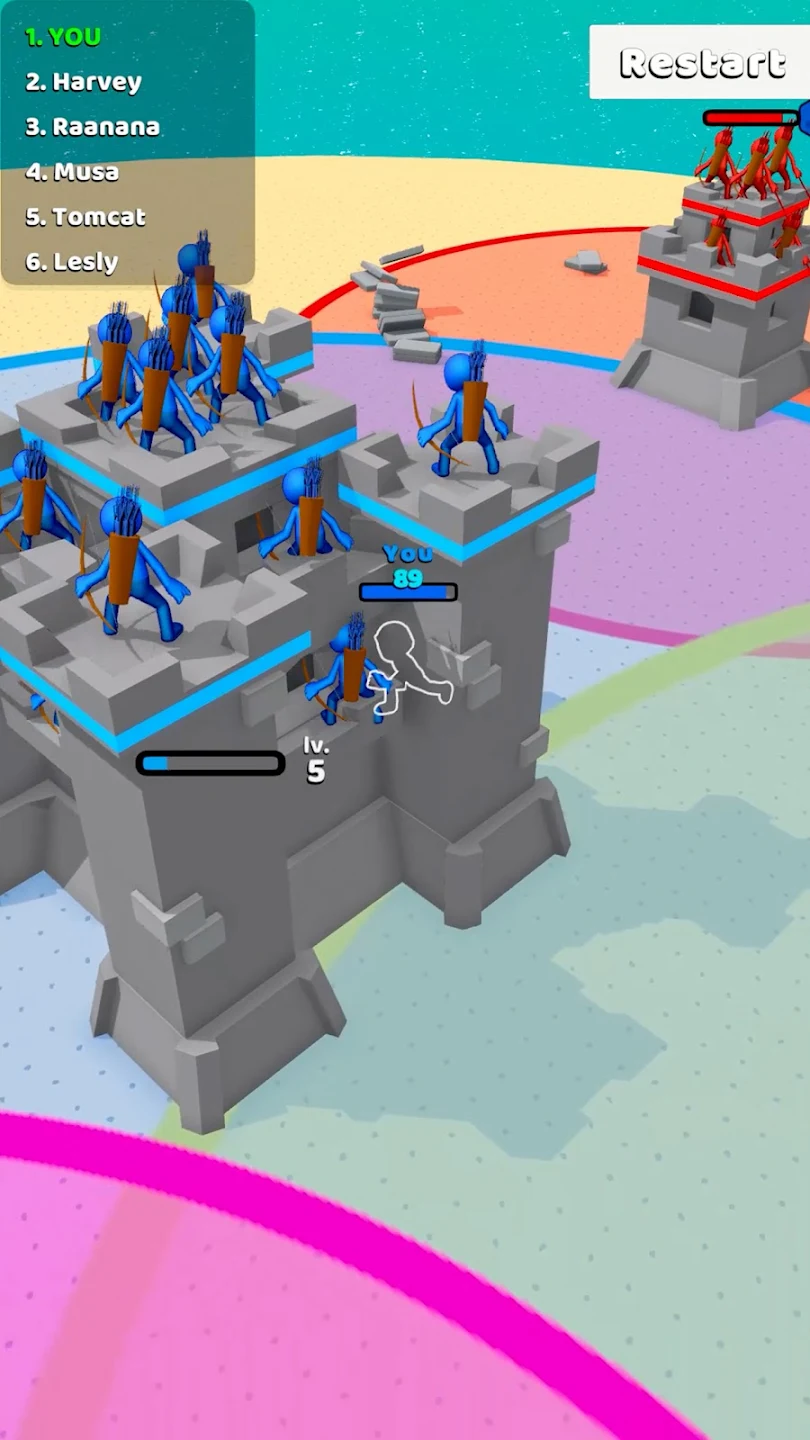 3D搬运战争免广告版(Outdo.io 3D)
