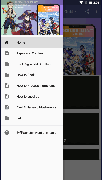 原神新手指南软件(Genshin Honkai Impact Guide)